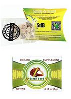 Set 2 Pack Semilla de Brasil Seed Original Brazilian Natural for Weight Loss for Weight Loss 60 Day Supply
