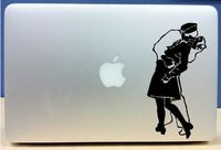 Kissing the War Goodbye WWII - Vinyl Macbook / Laptop Decal Sticker Graphic