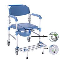 WYQWANLJX Multifunctional Bath Chair/Pulley Toilet Seat, Bath for The Elderly/Toilet/Dual Use Chair, Suitable for Pregnant Women/Disabled/Elderly,Gift for Parents