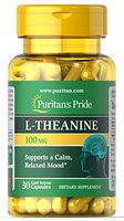 Puritan's Pride L-Theanine 200 mg per serving-30 Capsules