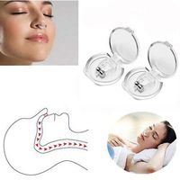 2PCS Sleepco Anti Snore Nose Clip - Sleeping Aid with Carry Case Stop Snoring Nose Device Professional Sleeping Aid Relieve Snore for Men Women