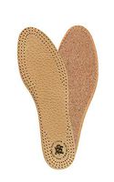 KAPS PECARI Cork Premium Shoe Insoles Made of Top Quality Vegetable Tanned Sheepskin Leather and Natural Cork, Elegant and Comfortable, All Sizes (41 EUR/US 8 Men)
