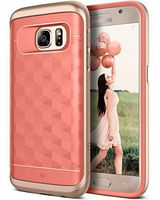 Galaxy S7 Case, Caseology [Parallax Series] Modern Slim Geometric Design [Pink] [Textured Grip] for Samsung Galaxy S7 (2016)