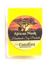 African Musk 3.2 oz Pack of Soy Wax Tarts Soy Wax Melts (6 Cubes Per Pack), Wickless Candle