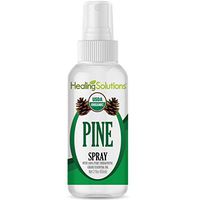 Organic Pine Spray – Water Infused with Pine Essential Oil – Certified USDA Organic - 2oz Bottle by Healing Solutions
