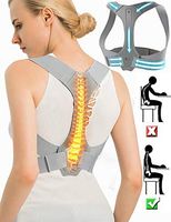 Posture Corrector Back Support Brace for Women & Men, Comfortable Ergonomic Design Back Straightener/Shoulder Strap/Posture Trainer Device for Spinal Alignment, Kyphosis, Slouching & Hunching - M