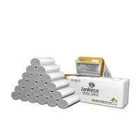 Soft Toilet Paper 4 Ply Roll Tissue Absorbent Hand Towels for Home Use, 12 Rolls