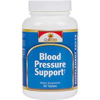 Premium Blood Pressure Support Supplement w/European Standardized 1.8% Hawthorn Berry Extract, Forslean®, Taurine, Hops Strobiles and Magnesium - 90 Tabs - Vegetarian Formula
