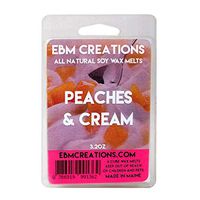 Scented All Natural Soy Wax Melts - 6 Pack Clamshell 3.2oz (Peaches & Cream)