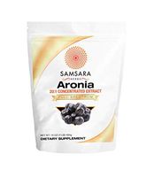 Samsara Herbs Aronia Berry 20:1 Extract Powder (16oz/454g) - Antioxidant, Flavenoids and Polyphenols Supplement - High ORAC - Native American Berry - Enjoy Better Quality of Life, Improved Wellbeing