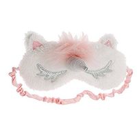 Daliuing Lovely Plush Animal Shape Sleeping Eye Mask Comfortable Soft for Shift Work Naps Kids Teens Girl Woman