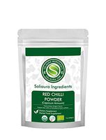 Organic Red Chili Powder | Capsicum Annum/ Cayenne Pepper) | 7 Oz (200 gm) | USDA Organic | Supports Healthy Blood Flow & Pain Relief Action - by Soliaura Ingredients
