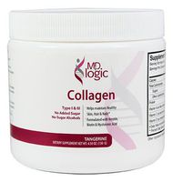Hydrolyzed Collagen Powder | Types 1 & 3 | with Biotin for Hair, Skin & Nails | Tangerine Flavor
