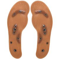 Massaging Insoles, Magnetic Massage Therapy Health Foot Magnet Acupressure Shoes Boots Pads for Men Women (1 Pair) (L)