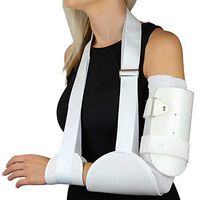 Humeral Brace- Soft Lined orthosis for Support of humeral fractures While Allowing for Full ROM for Elbow and Shoulder Joints, an American Heritage Industries Product (Large)