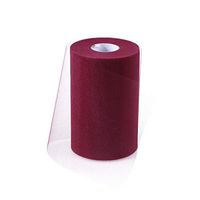 Supvox Tulle Rolls for Wedding Table Chair Sash Bow 15cm x 100 Yards (C18, Wine Red)