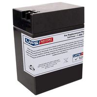 Exide ES12-6000 6V 12Ah Powerfit Compatible Replacement Battery by UPSBatteryCenter
