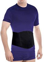 TOROS GROUP MANUFACTURE Original Ergonomic Umbilical Navel Hernia Belt (New Model) / Abdominal Support Brace Large Black