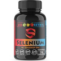Premium Selenium 200mcg ~ Pure Selenium Organic Sunflower Oil & Coconut Oil – Selenium Supplements ~ Pure Selenomethionine 200mcg ~70CT~ l Selenium for Women & Men ~ Selenium 200 ~ Selenium for Kids