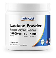 Nutricost High Quality Lactase Enzyme Powder 150G - Lactase Enzyme Complex - 10,000FCC Per Serving, Non GMO, Gluten Free