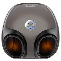 RENPHO Foot Massager with Shiatsu Tapping Heat and Compression, Deep Kneading Electric Foot Massage Machine for Plantar Fasciitis Pain Relief, Tired Feet, Promote Blood Circulation