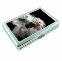 Mask Girl Sexy Smoke Metal Silver Cigarette Case Holder Box