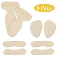 High Heel Pad -Ball of Foot Insoles, Back High Heel Pad - Back Heel Shoe Cushion Inserts,Heel Grips for Relief Heel Pain, Anti Slip Shoe Cushion, Ball of Foot Insoles, High Heel L