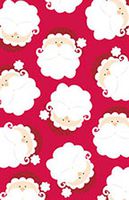 Design Design Peekaboo Santa Gift Wrap