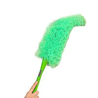 Keshiwo Magic Soft Microfiber Cleaning Duster Dust Cleaner Handle Feather Static Green Green