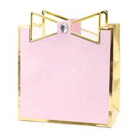 Hallmark 5EGB5390 Gift Bag, Medium, Medim Pink and Gold