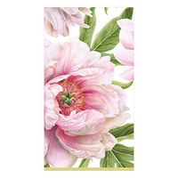 Caspari Blush Paper Guest Towel Napkins - 15 Per Package