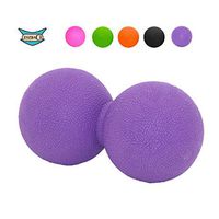 Peanut Massage Ball by ZSZBACE- Double Lacrosse Ball for Myofascial Release& Trigger Point- Used for Sore Muscles, Pressure- Self Massage Balls (Green)