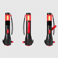FLOGZONE Multi-Function Emergency Hand Crank Power car Safety Hammer Fire Safety Hammer Light Flashlight