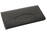 Comoy's Leather Pipe Tobacco Pouch ~ Choose Your Style (Millenium Black Roll-up)
