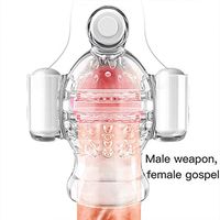 Electric Massager,Powerful Battery-Powered PË-Nís Más-Sager Men's Cup 12-Speed Delayed Endurance Enhancer Duration Men's Gláns Víbratór Pennis Extends Pennisgrowth Training