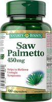 Nature's Bounty Saw Palmetto 450mg, 100 Capsules
