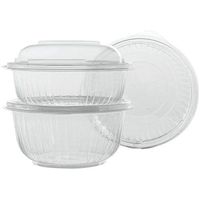 PresentaBowls Clear Bowls, Plastic, 16 oz, 63/Bag, 504/Carton, Sold as 504 Each