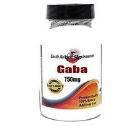 GABA 750mg * 100 Caps 100% Natural - by EarhNaturalSupplements