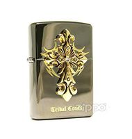 Zippo Tribal Cross Black Ice Lighter Made in USA/Genuine and Original PackingZippo Tribal Cross Black Ice Lighter Made in USA/Genuine and Original Packing