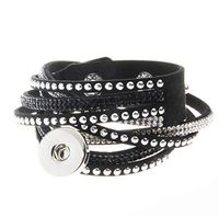 2018NEW Fashion 1pcs Charm bracelet For Noosa snaps chunk button NS 48 good party jewels jewelery girl accessories womans charming for gift brides jewellery