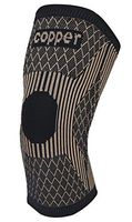 Copper Knee Brace Sleeve-Copper Knee Support for Arthritis, Meniscus Tear,ACL-Knee Compression Sleeve for Sports,Workout and Running-Single (M)
