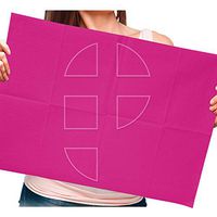 1000 Disposable Adult Bibs, Dental Bibs for Women and for Men, Tattoo Piercing Waterproof Patient Bibs Measuring 13” by 18” (Fuchsia)