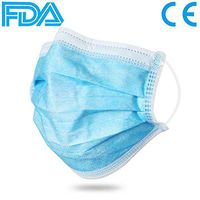 100PCS Disposable Face Masks Dust Protection Disposable with Elastic Ear Loop Disposable Dust Filter for hat