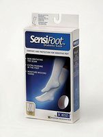 Jobst SensiFoot Knee Length Diabetic Socks 8 -15mmHg (Small Black)