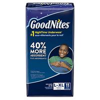 GoodNites 41315 Youth Absorbent Underwear Pack of 11