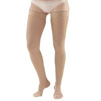 Ames Walker AW Style 265 Microfiber Opaque 20 30 OT Thigh Highs w/Band Sand XXL