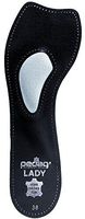 Pedag Lady | 3/4 Ultra Thin Leather | Self Adhesive Insole for All Heels | Color Black | Women's (W9)