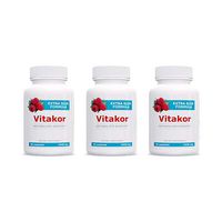 Vitakor Diet Pills 3 Bottles - New Formula - Metabolism Booster - Made in USA