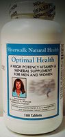 Optimal Health High Potency Multiple Vitamin & Mineral Supplement for Men and Women with Antioxidants Vitamin A, C, D, E, Selenium and Calcium Citrate. Now with methylfolate and Vitamin K2.