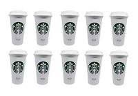 Starbucks Reusable Travel Cup to Go Coffee Cup (Grande 16 Oz) (10pack)
